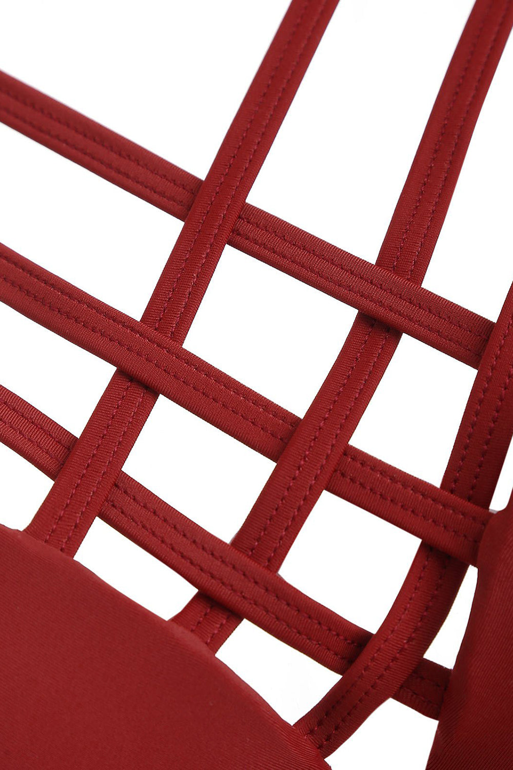 High Waist Criss Cross Bikini Set