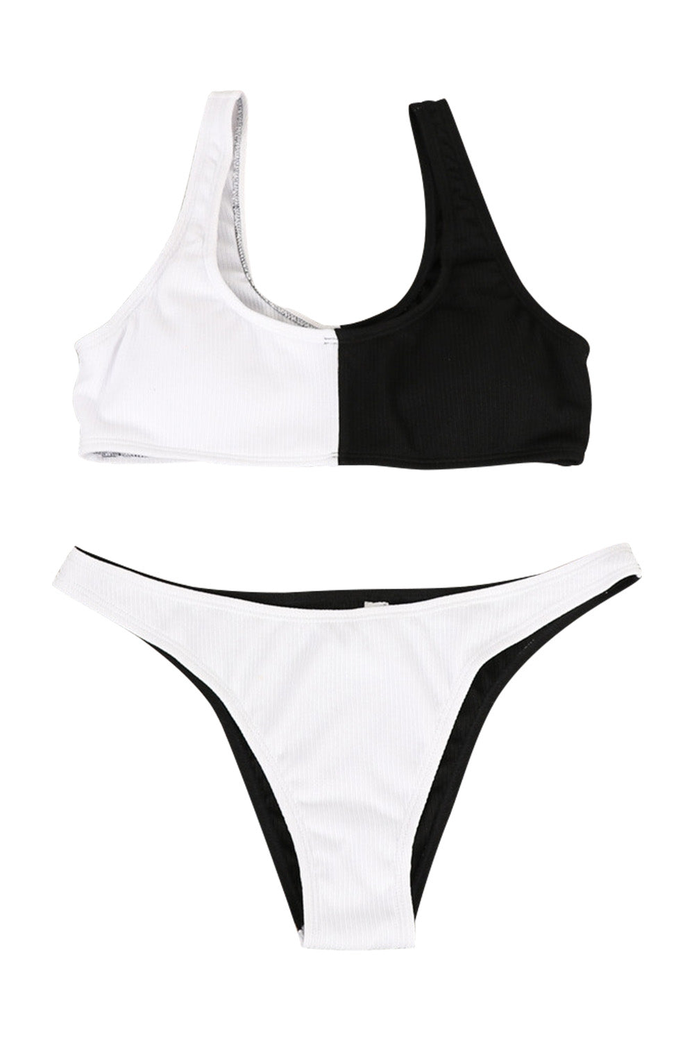 Iyasson Contrast Color Bikini Set
