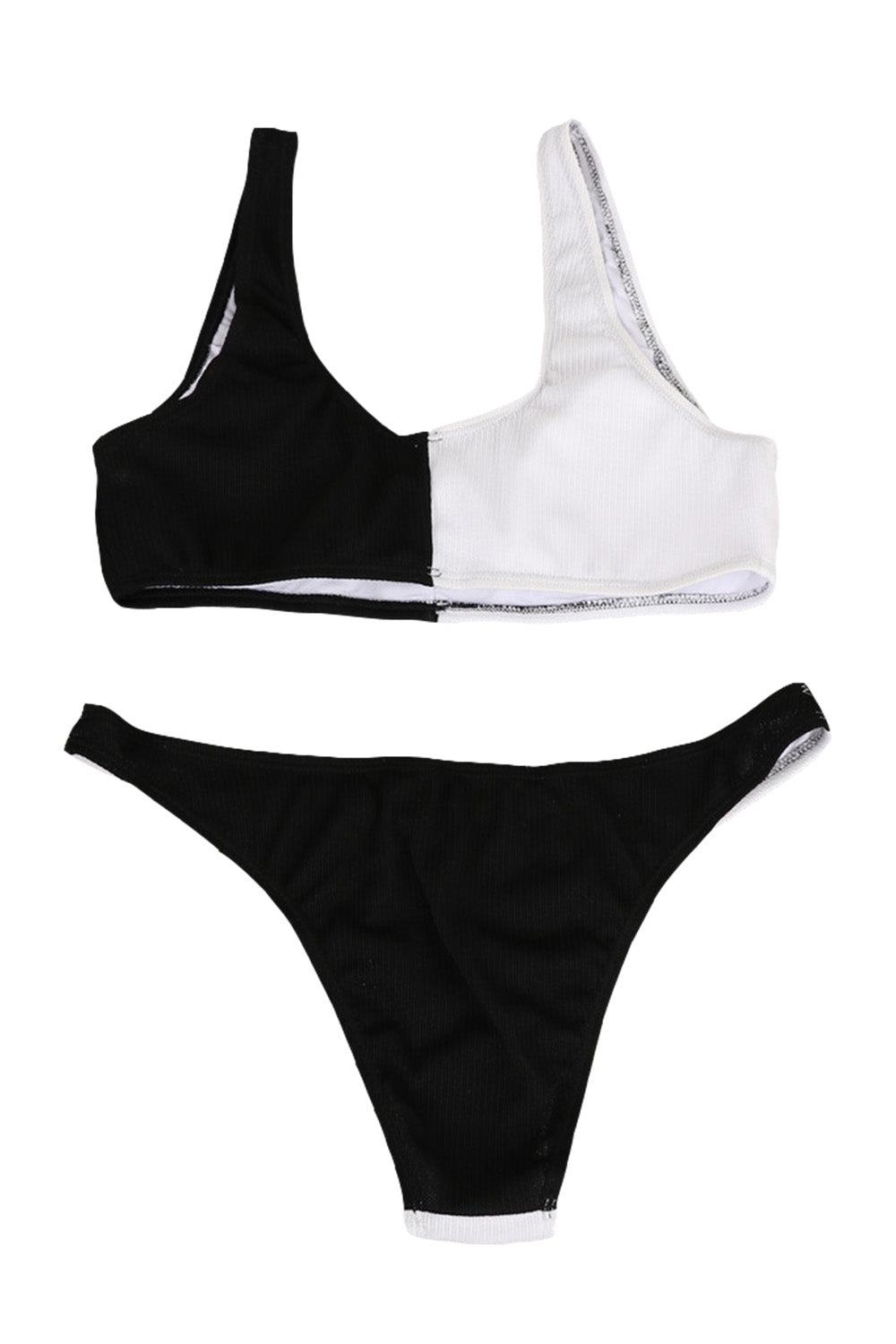 Iyasson Contrast Color Bikini Set