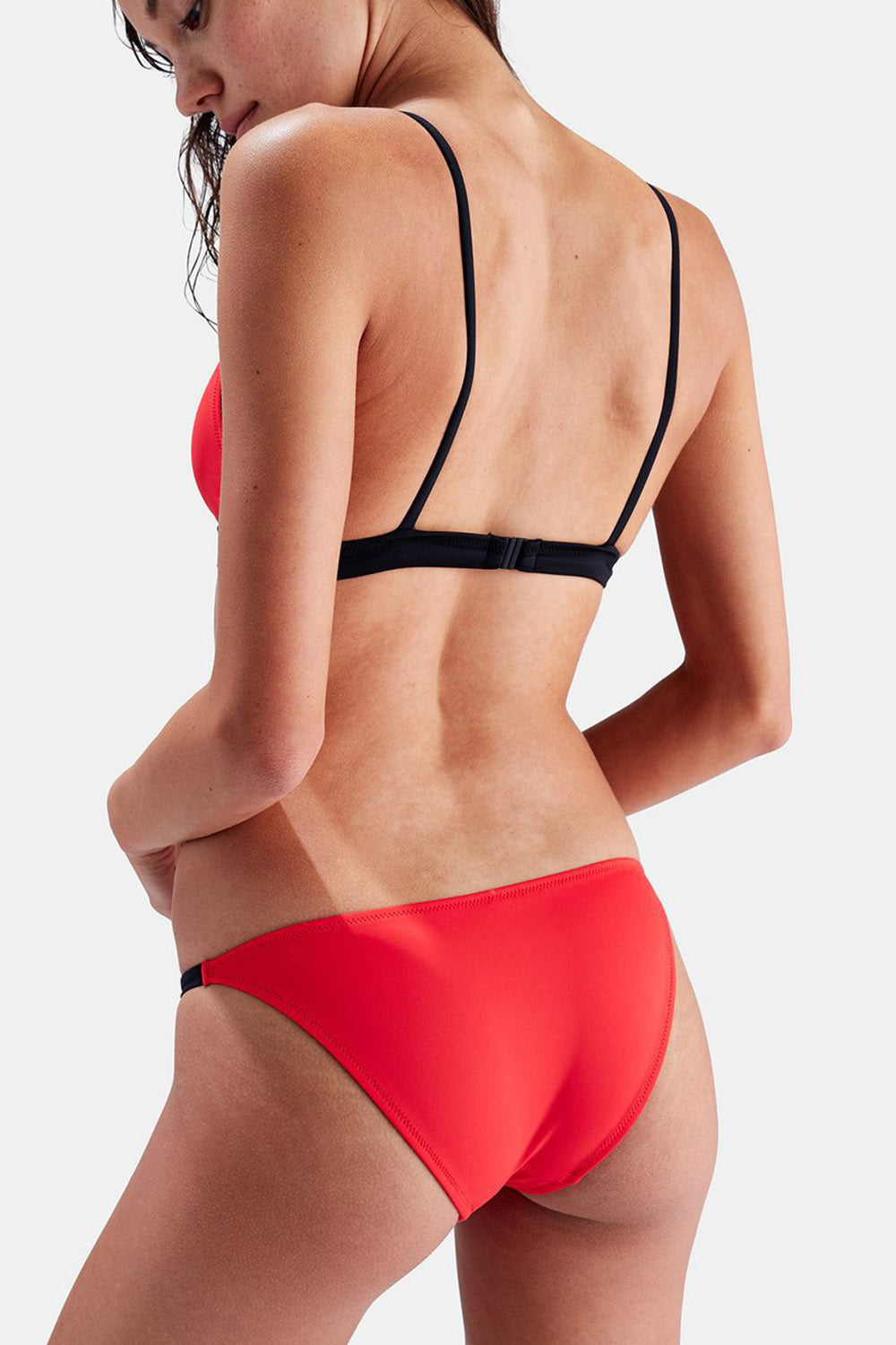 Iyasson Color Block Sexy Triangle Bikini Set