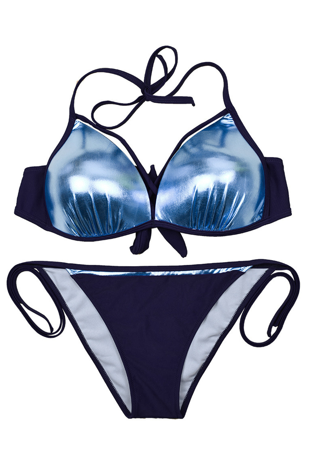 Iyasson Womens Low Rise Two Pieces Padded Bikini Set