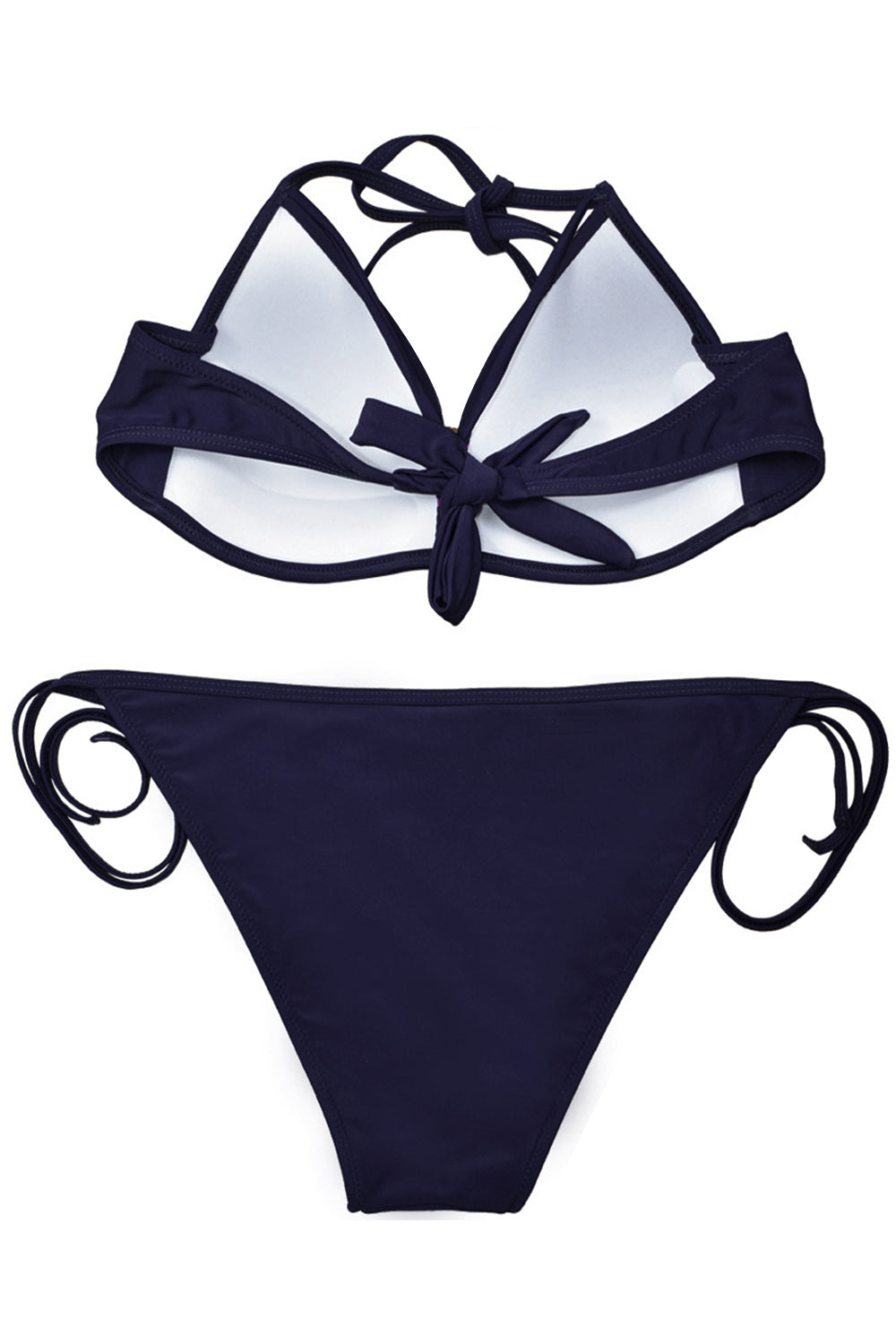 Iyasson Womens Low Rise Two Pieces Padded Bikini Set