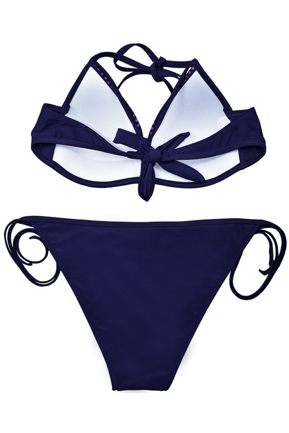 Iyasson Womens Low Rise Two Pieces Padded Bikini Set