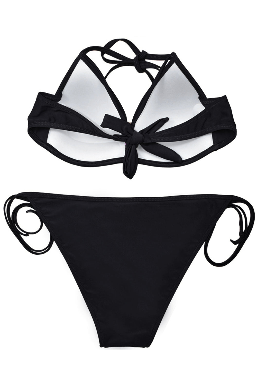 Iyasson Womens Low Rise Two Pieces Padded Bikini Set
