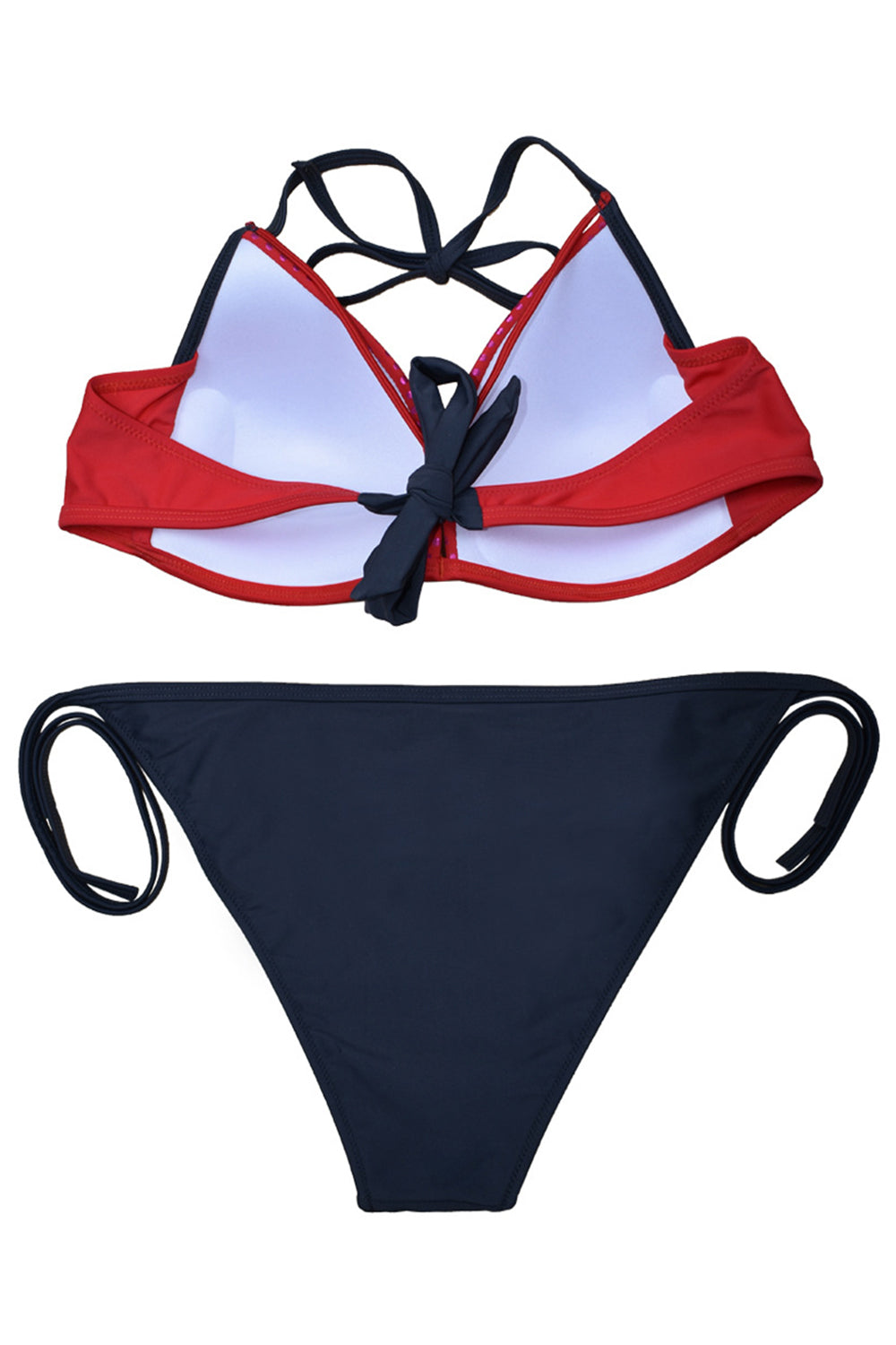 Iyasson Womens Low Rise Two Pieces Padded Bikini Set