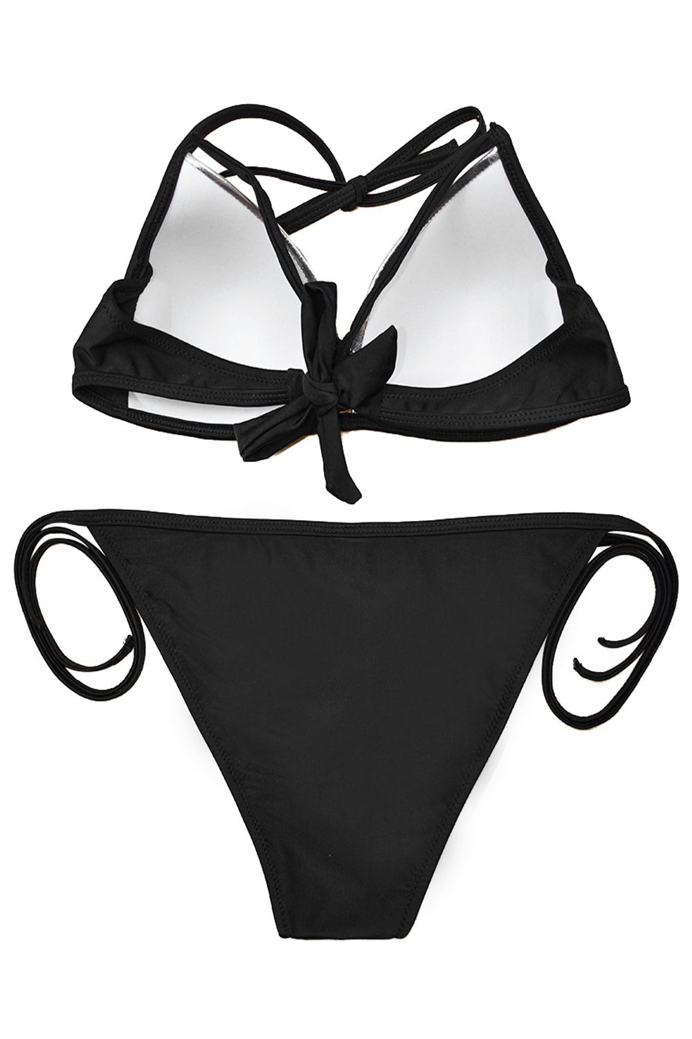 Iyasson Womens Low Rise Two Pieces Padded Bikini Set