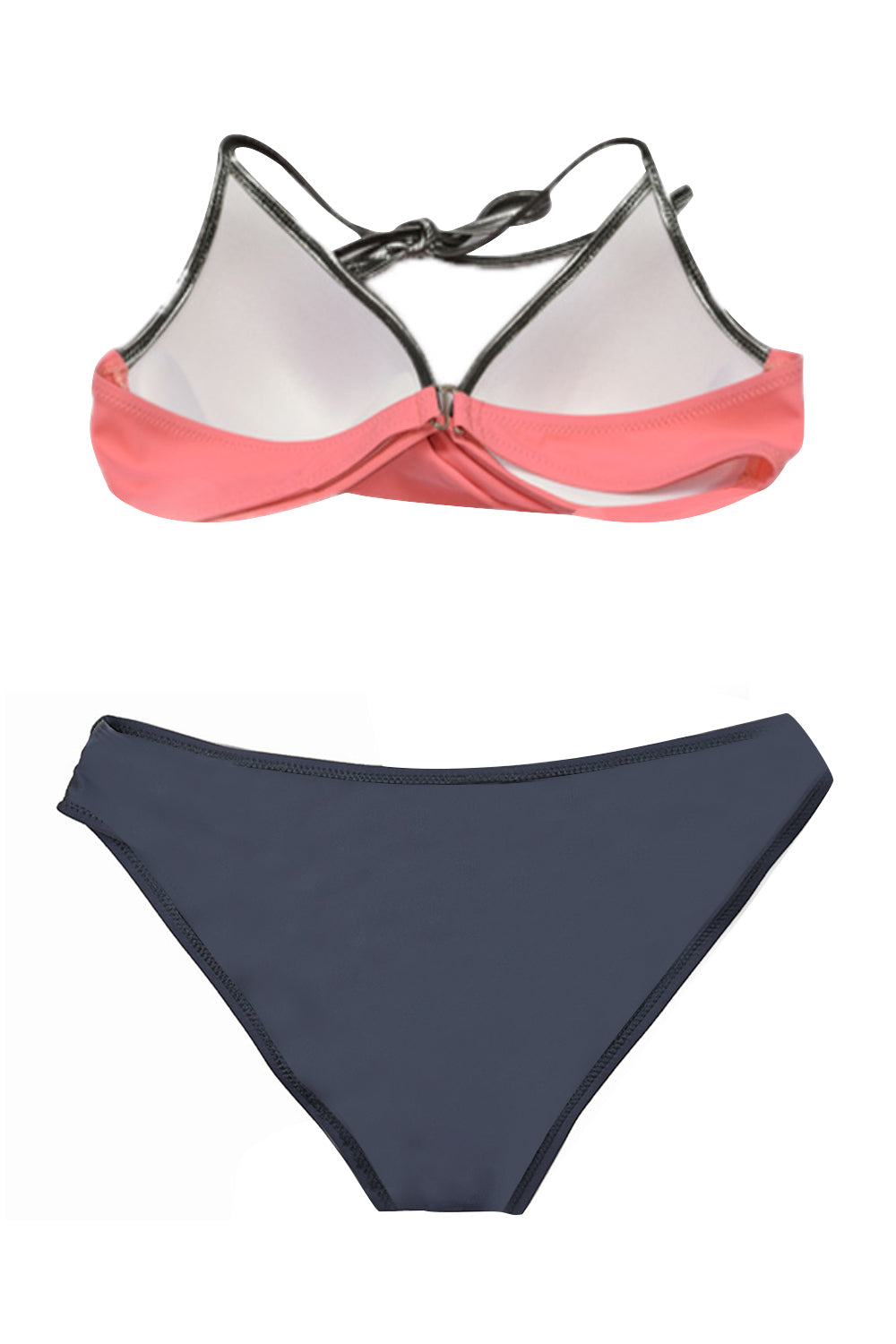 Iyasson Womens Low Rise Two Pieces Padded Bikini Set