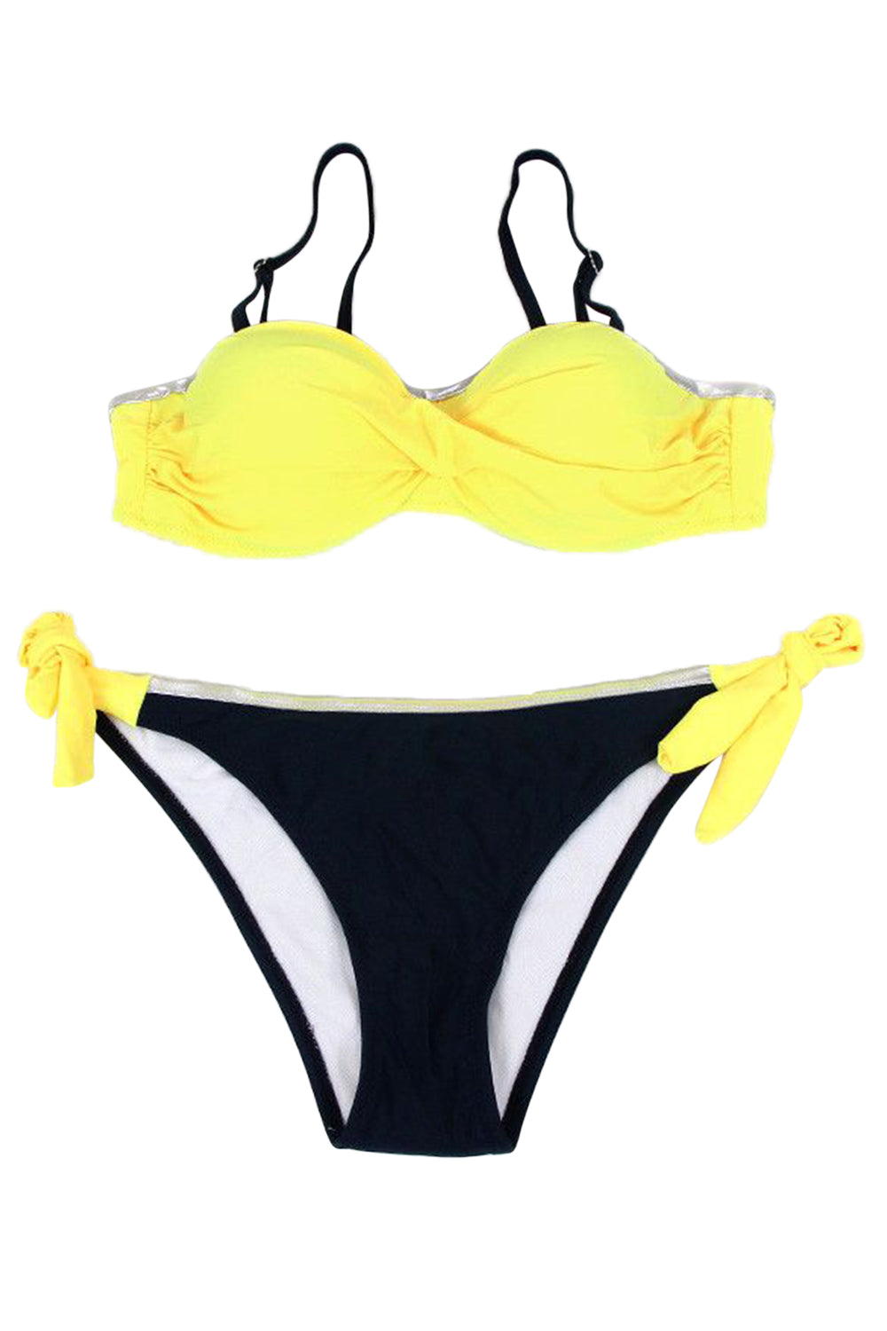 Iyasson Womens Low Rise Two Pieces Padded Bikini Set
