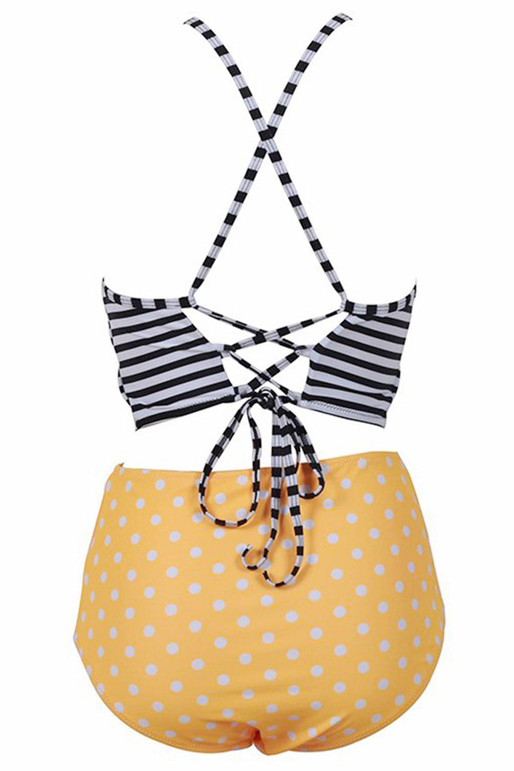 Iyasson Summer Beach Vintage Halter Bikini Set