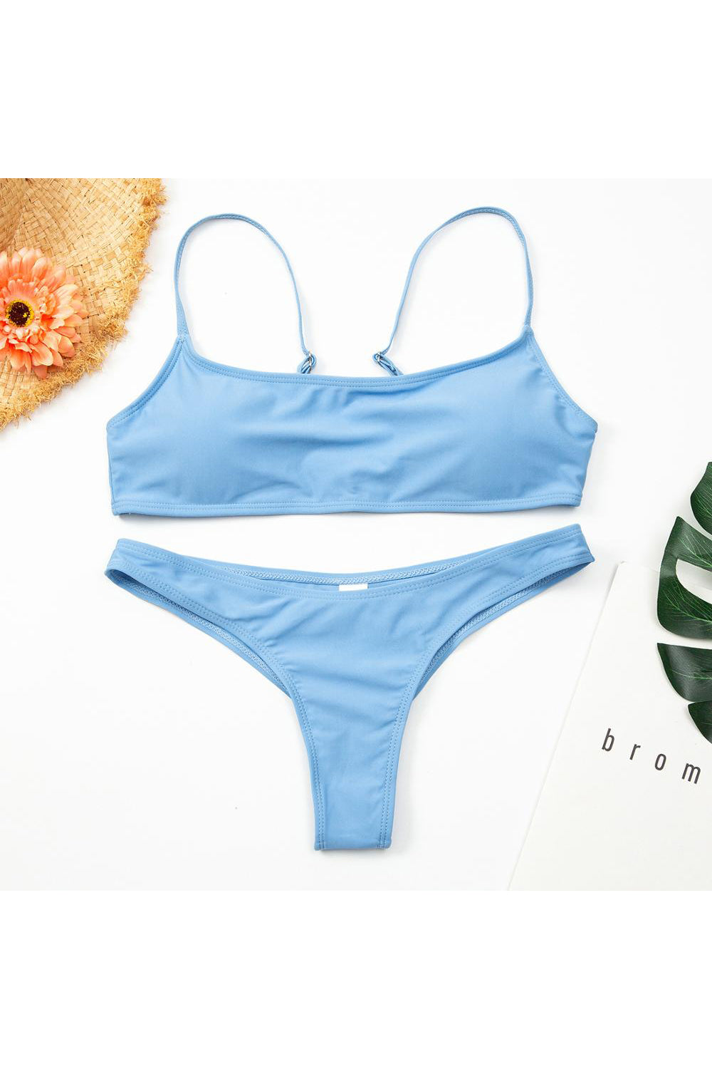 New Solid Sexy Bikini Set Women Swimming Suit