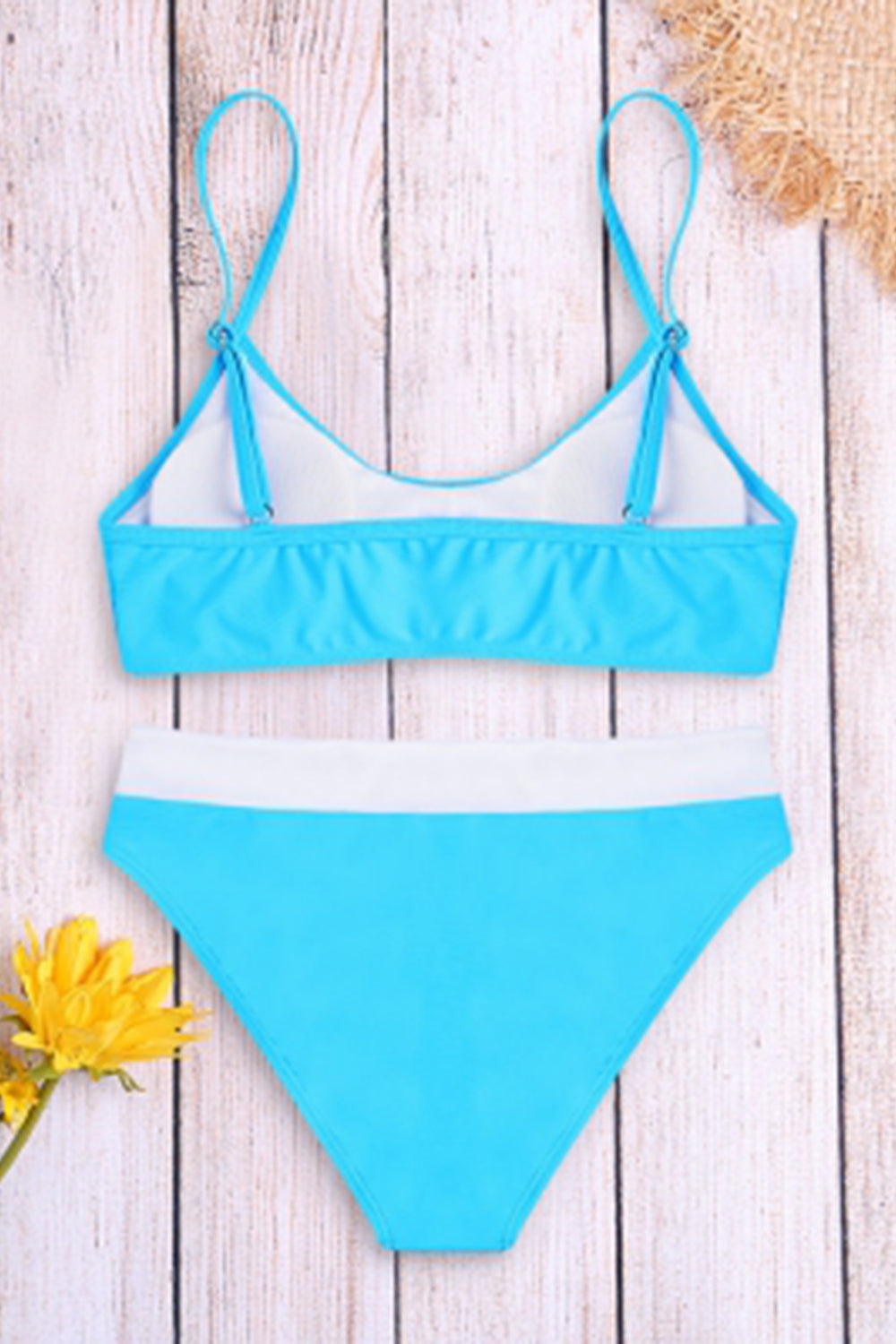 Padded Women Bikini Set 2 Piece High Waist Swimsuit