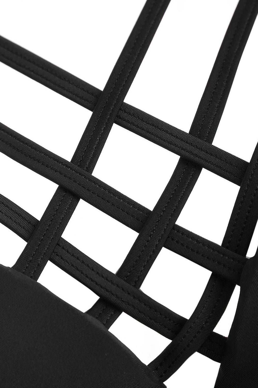 High Waist Criss Cross Bikini Set