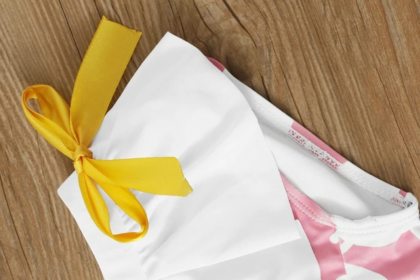 Toddler Girls Floral Print Long Sleeve Tankini