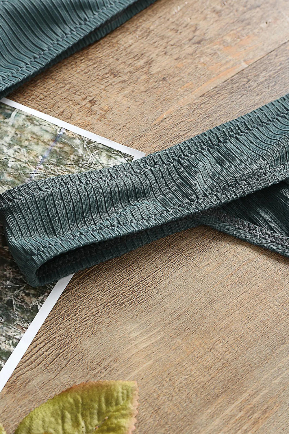 Low Waisted Ribbed Bikini Set