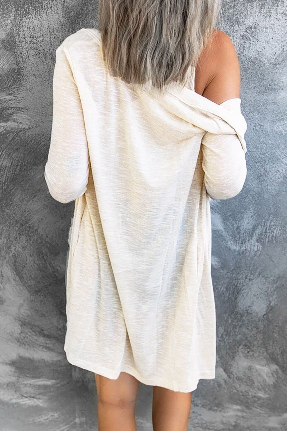 Women Button Long Casual Cardigan