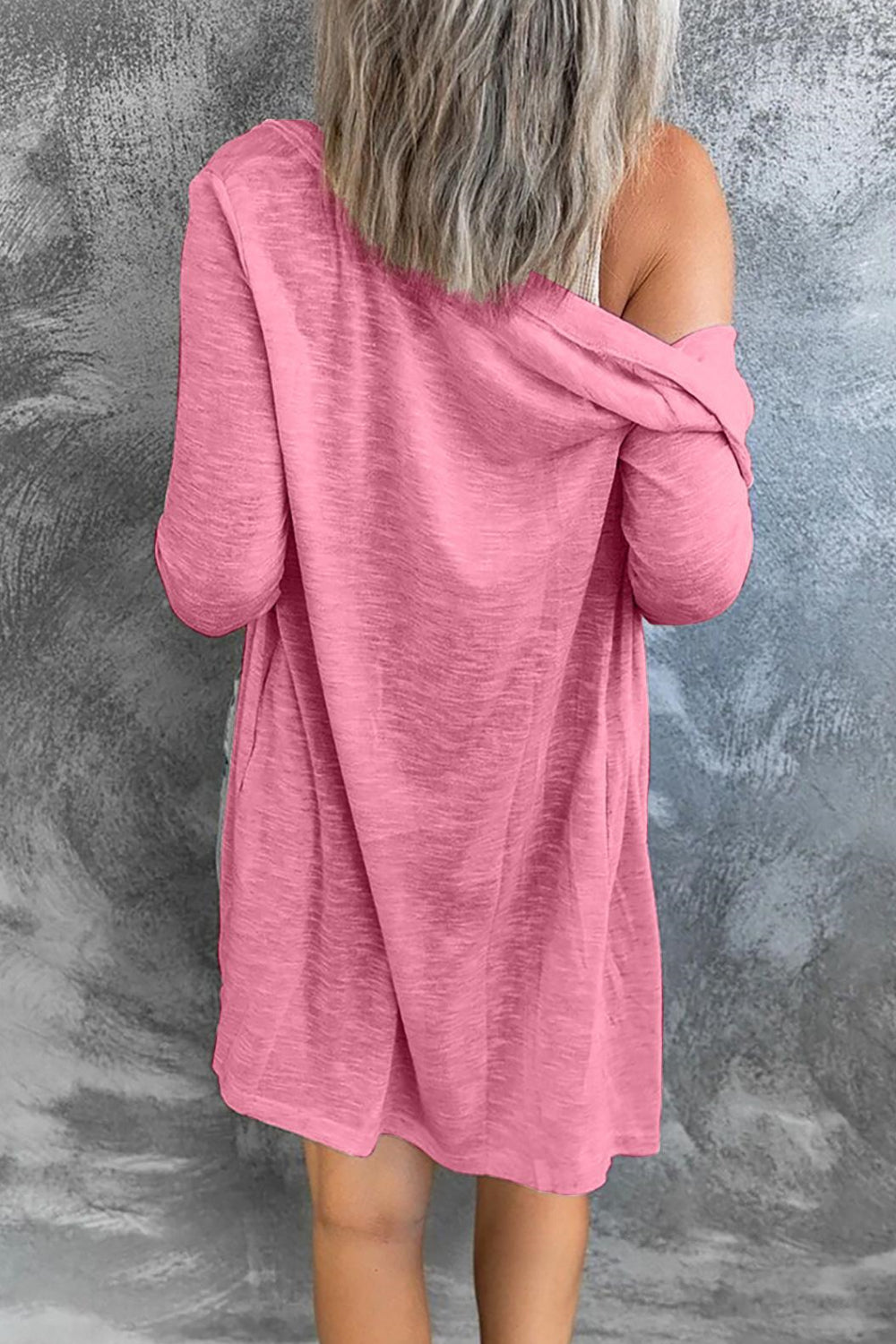 Women Button Long Casual Cardigan