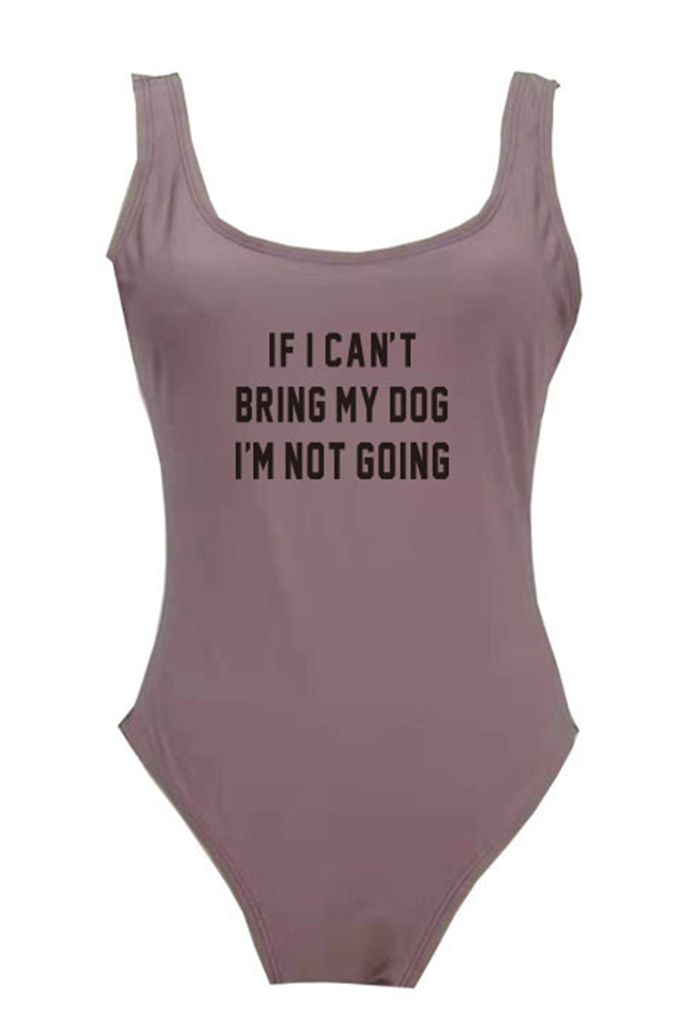 IF LOST PLEASE RETURN ME TO MY SQUAD - SLOGAN ONE PIECE SWIMSUIT