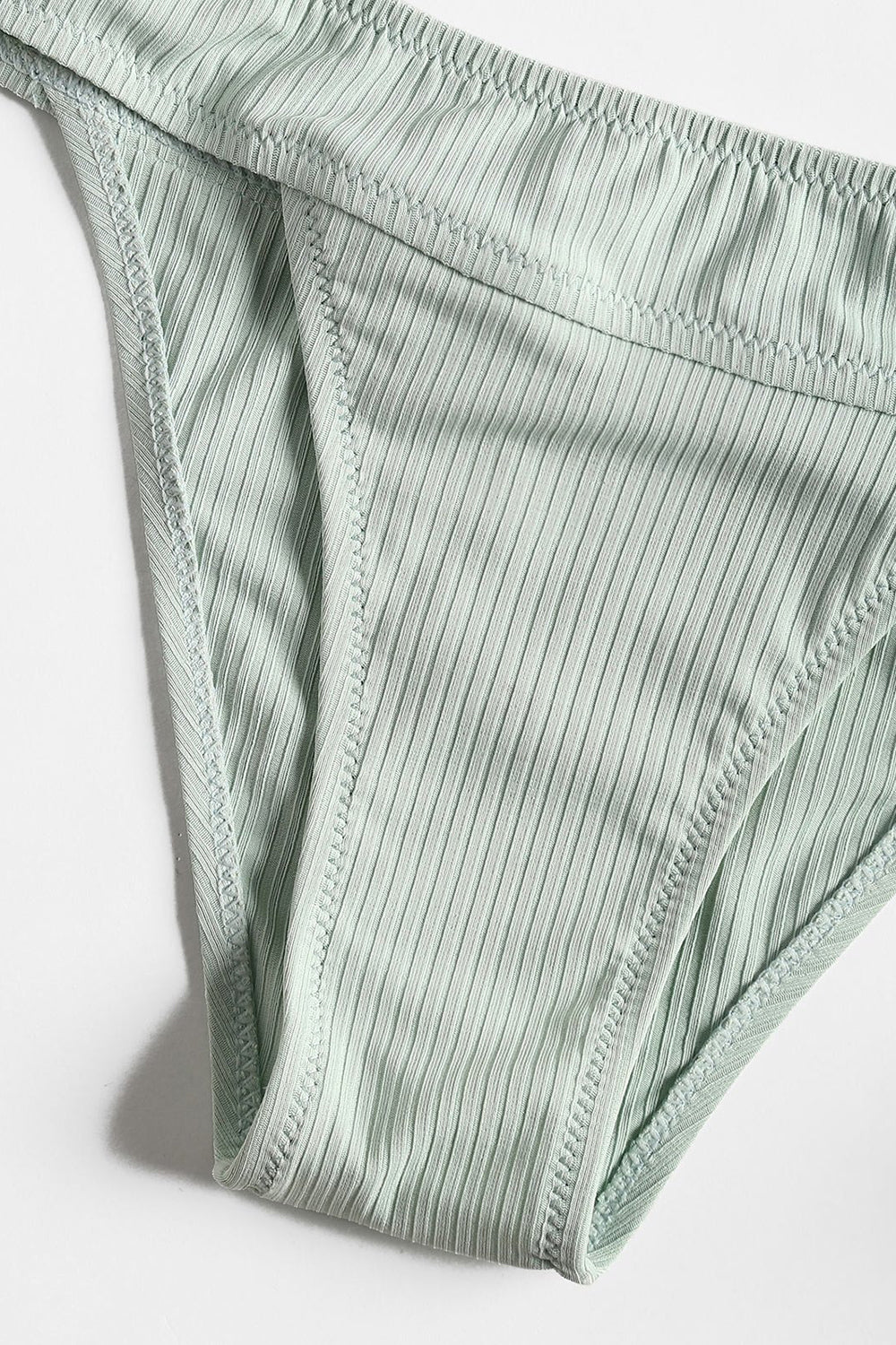 Low Waisted Ribbed Bikini Set