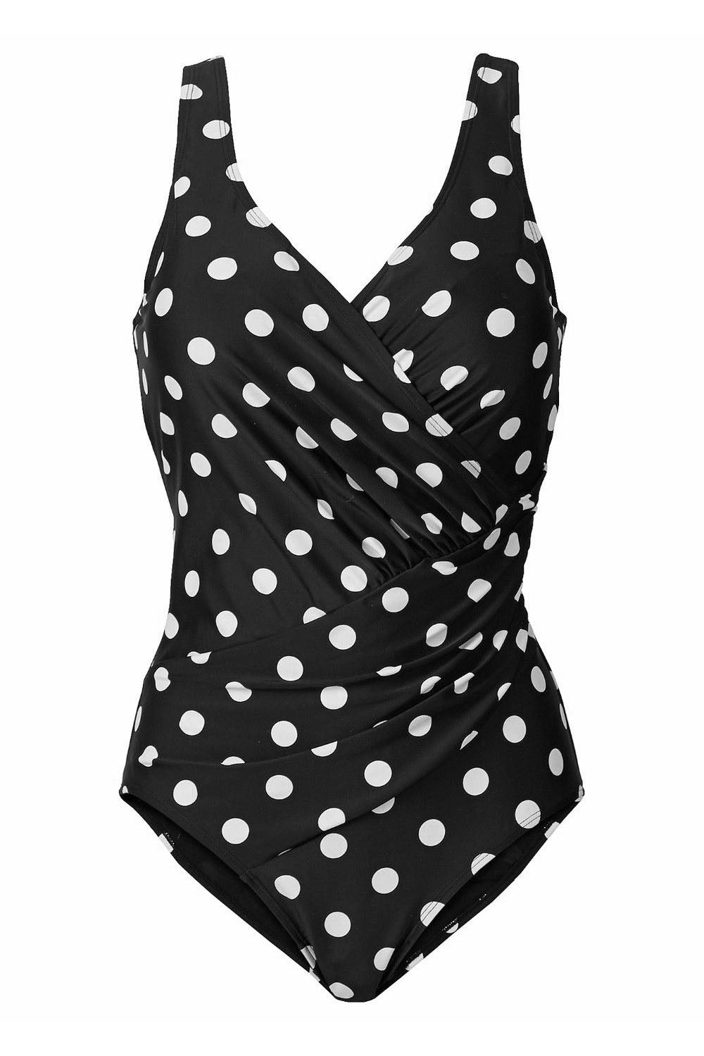 Iyasson Womens Sexy Solid Color/Polka Dot One-piece Swimsuit