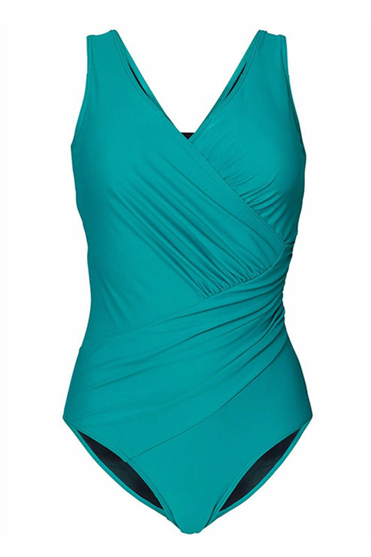 Iyasson Womens Sexy Solid Color/Polka Dot One-piece Swimsuit