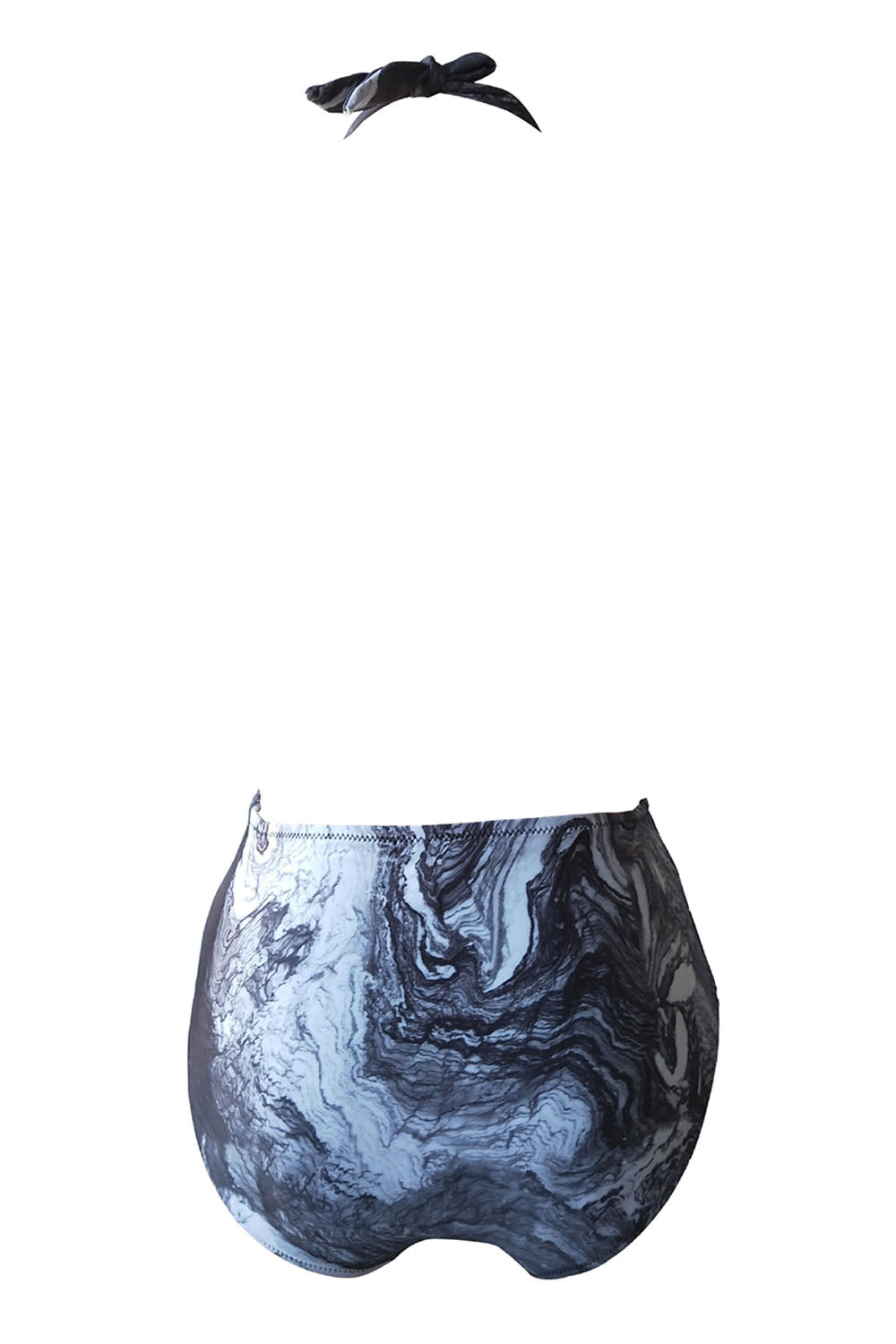 Iyasson Womens Sexy Bare Back Pattern One-piece Swimsuit