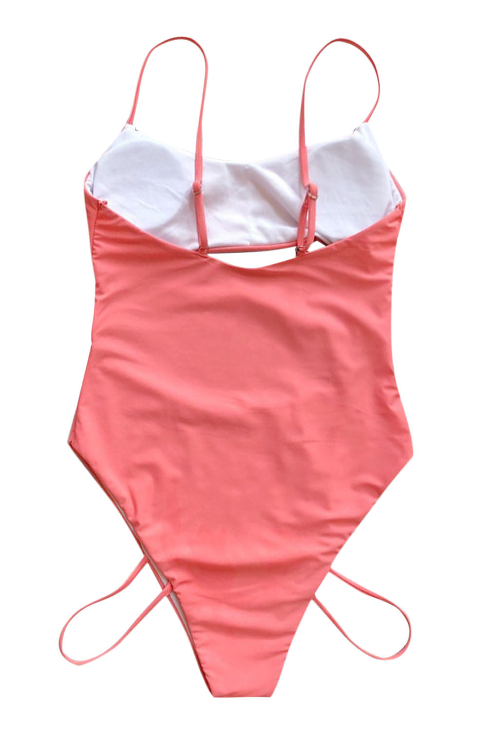Iyasson Women's Sexy Low-cut Camisole Multiple Ties One-piece Swimsuit