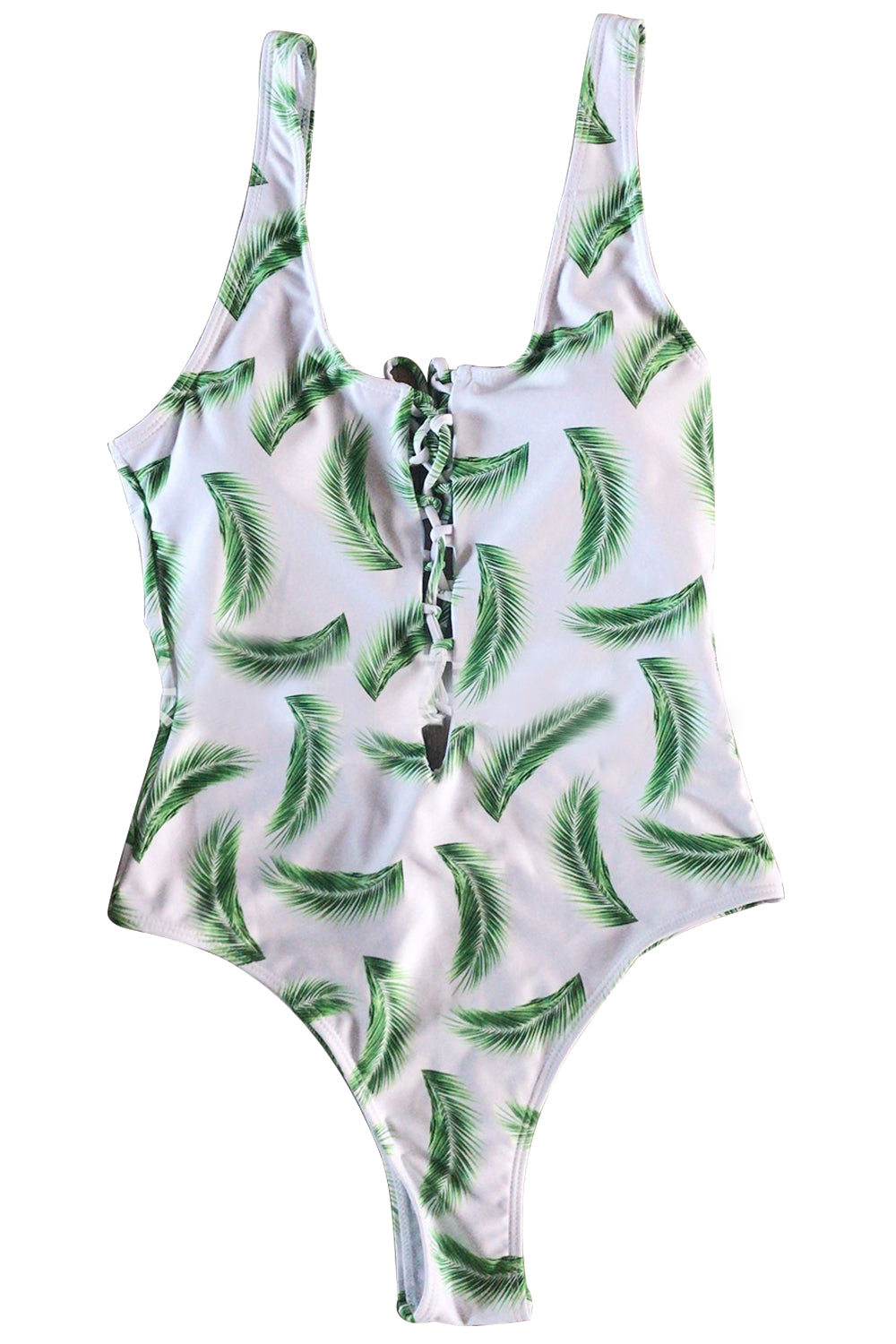 Iyasson Sexy Lady Printing One-piece Swimsuit