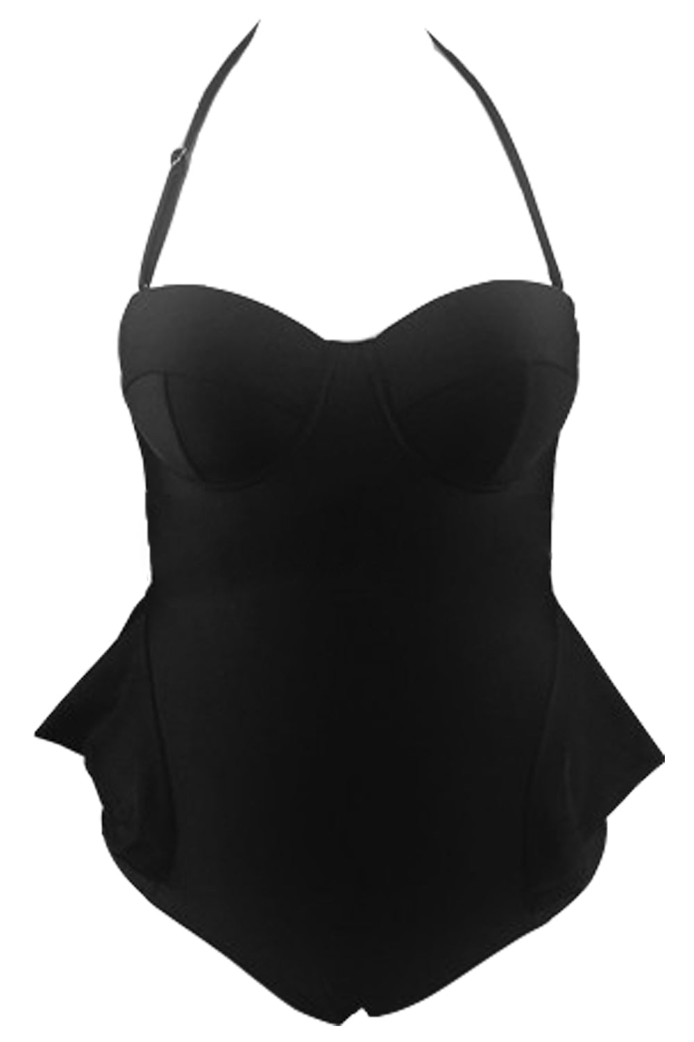 Iyasson Come With Me Off-shoulder Design One-piece Swimsuit