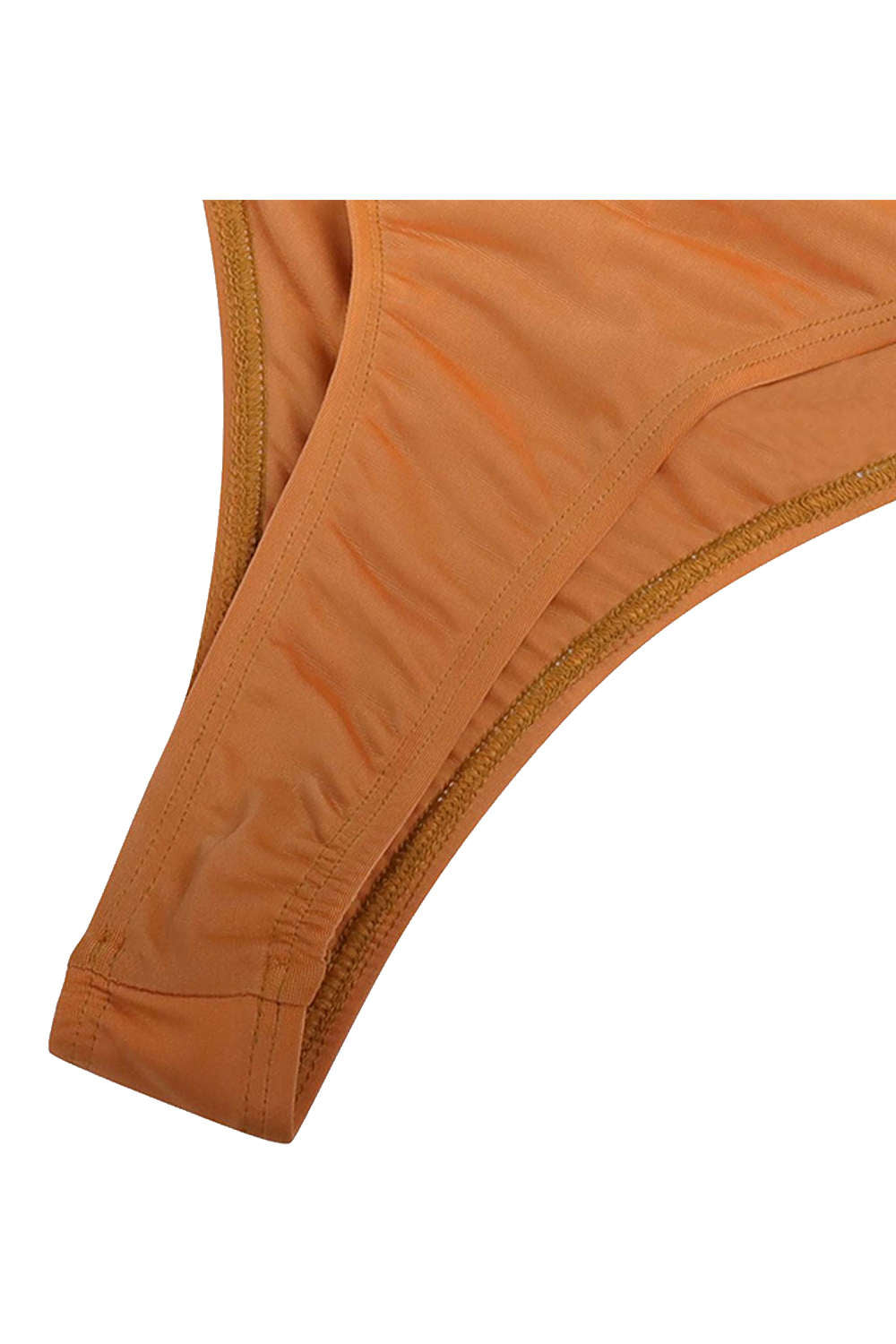 Iyasson Solid Color Hollowed Out With Sweet Bow One-piece Swimsuit