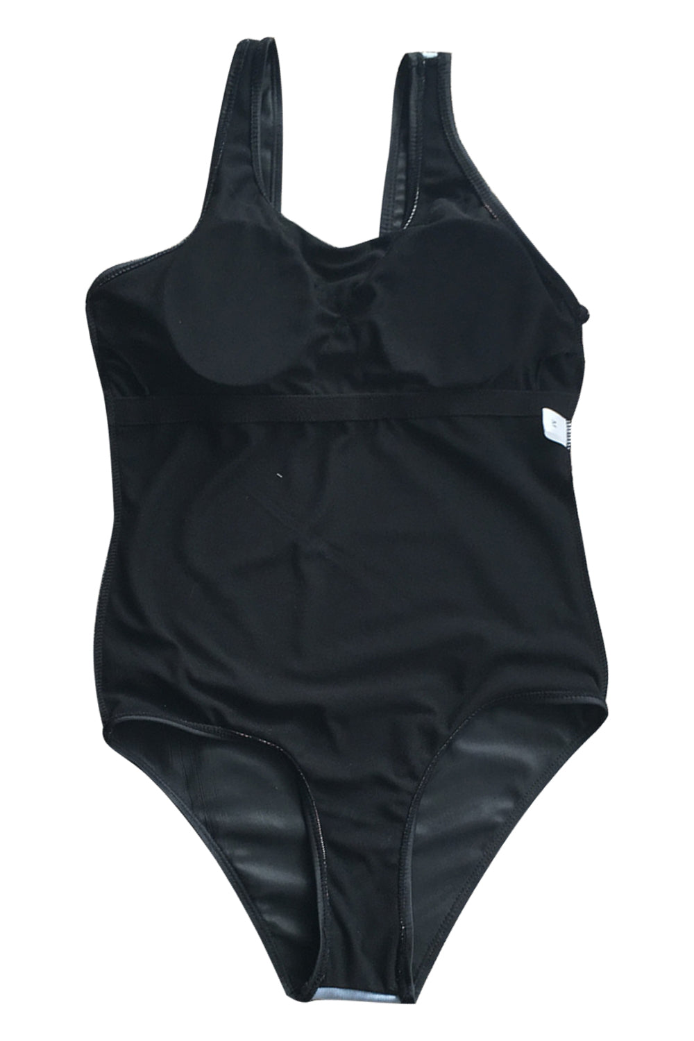 Iyasson Black Cat Pattern One-piece Swimsuit