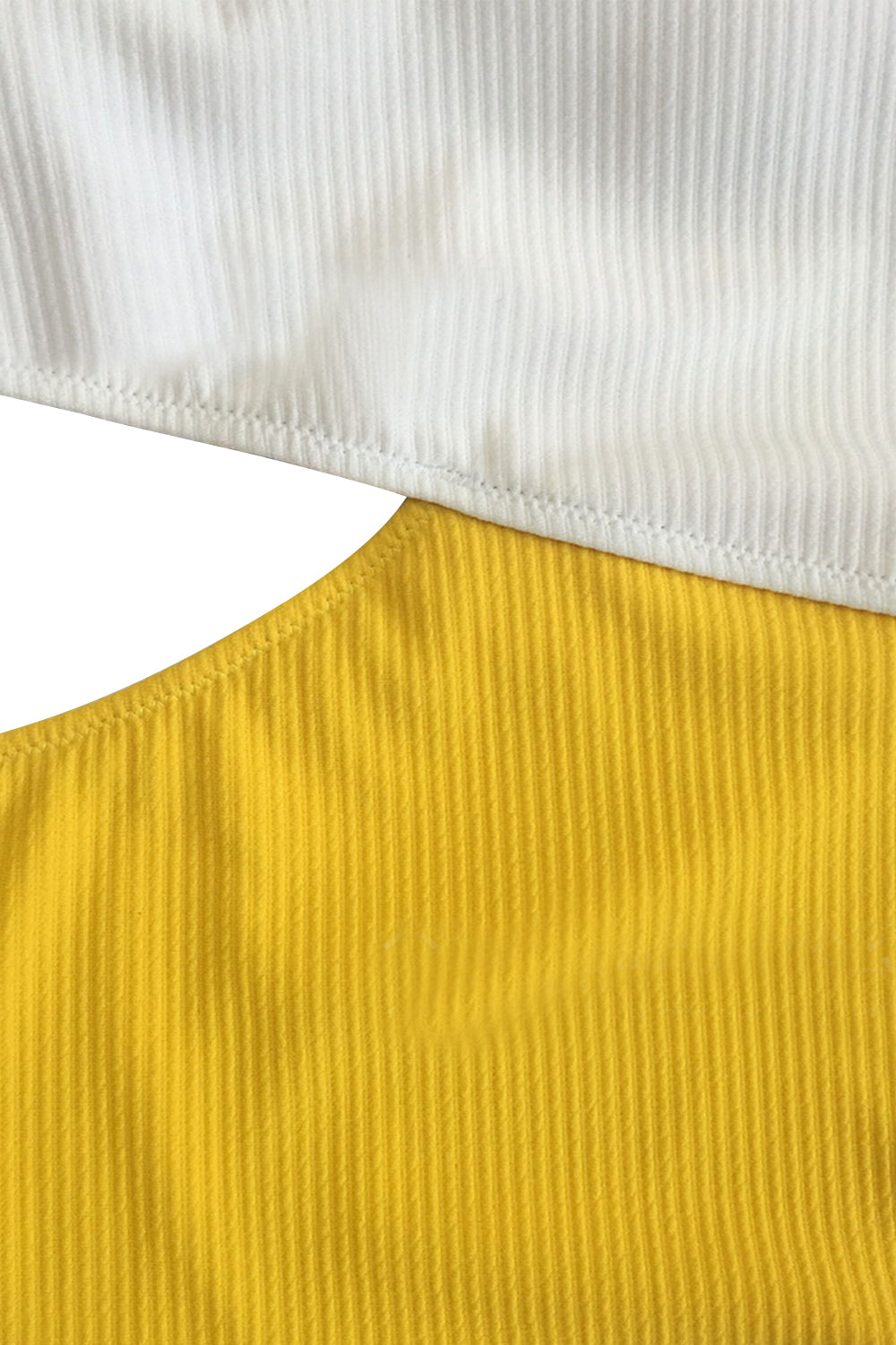 Iyasson One-shoulder Side hollow design One-piece swimsuit