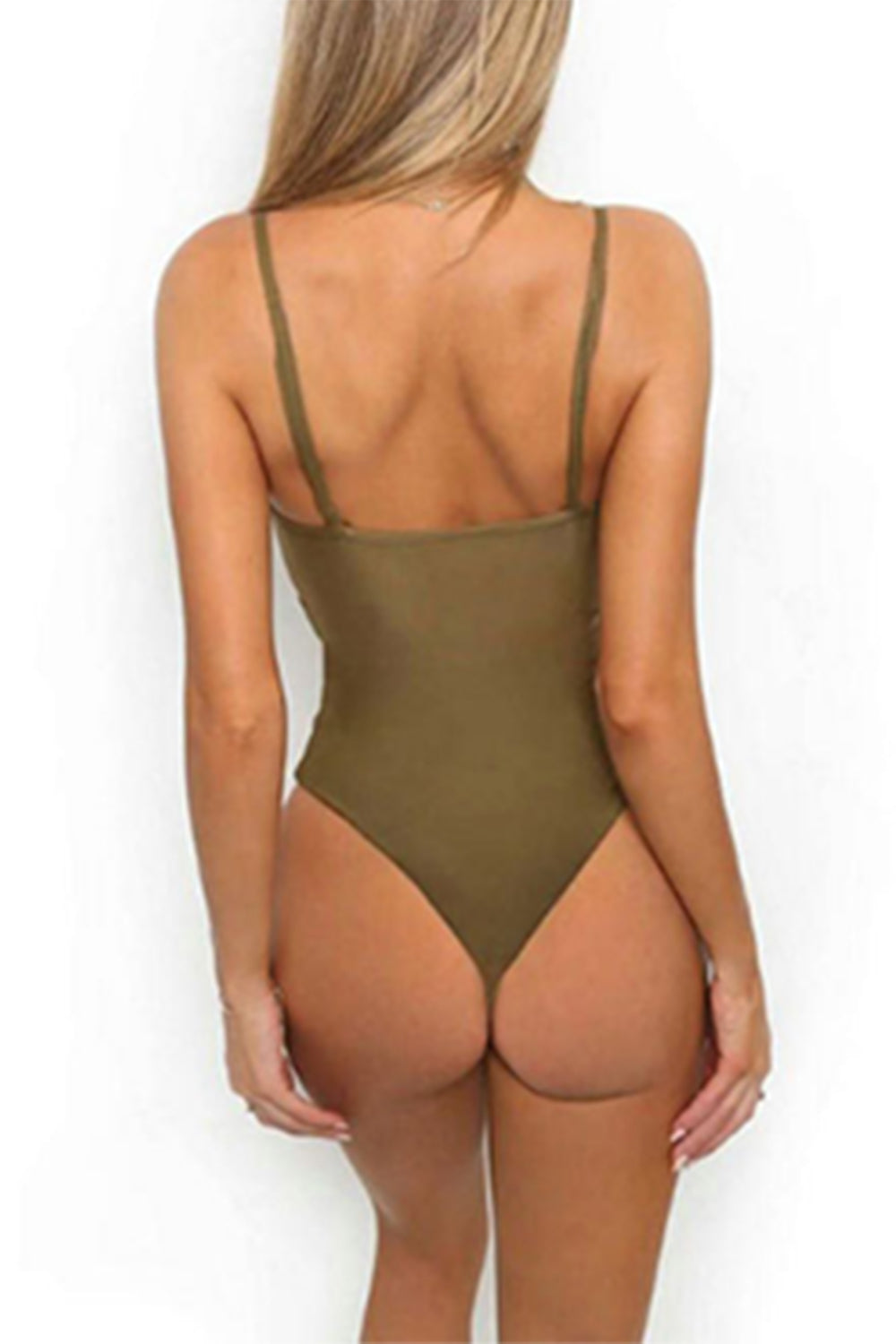Iyasson Sexy Tummy Control Hollow Out One-piece swimsuit