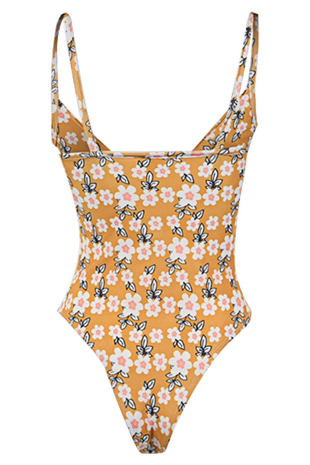 Iyasson Sexy Tummy Control Hollow Out One-piece swimsuit