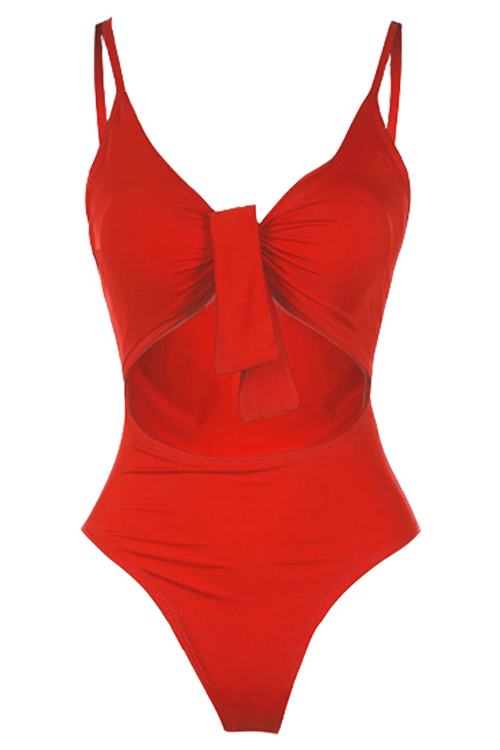 Iyasson Sexy Tummy Control Hollow Out One-piece swimsuit