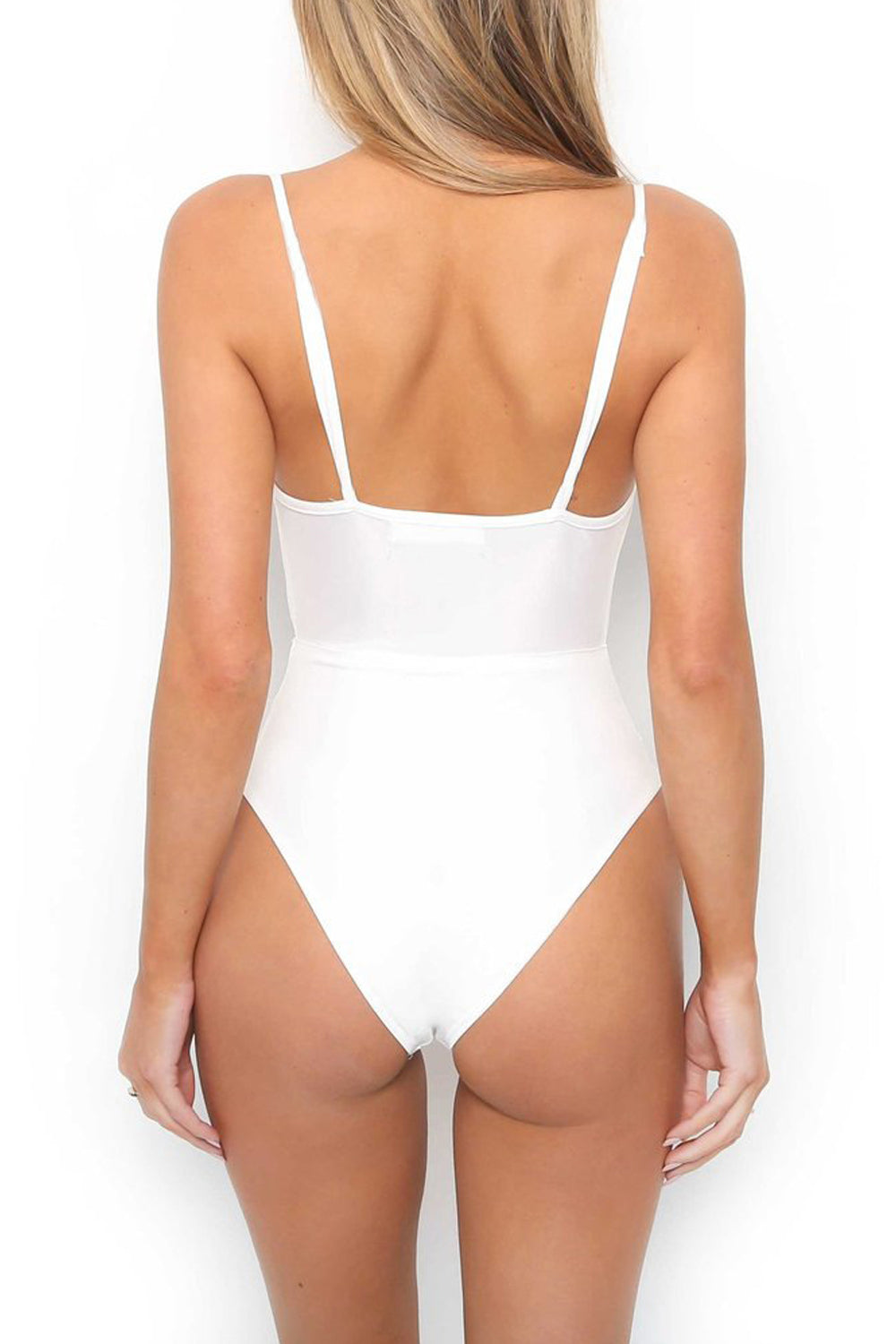 Iyasson Sexy Tummy Control Hollow Out One-piece swimsuit