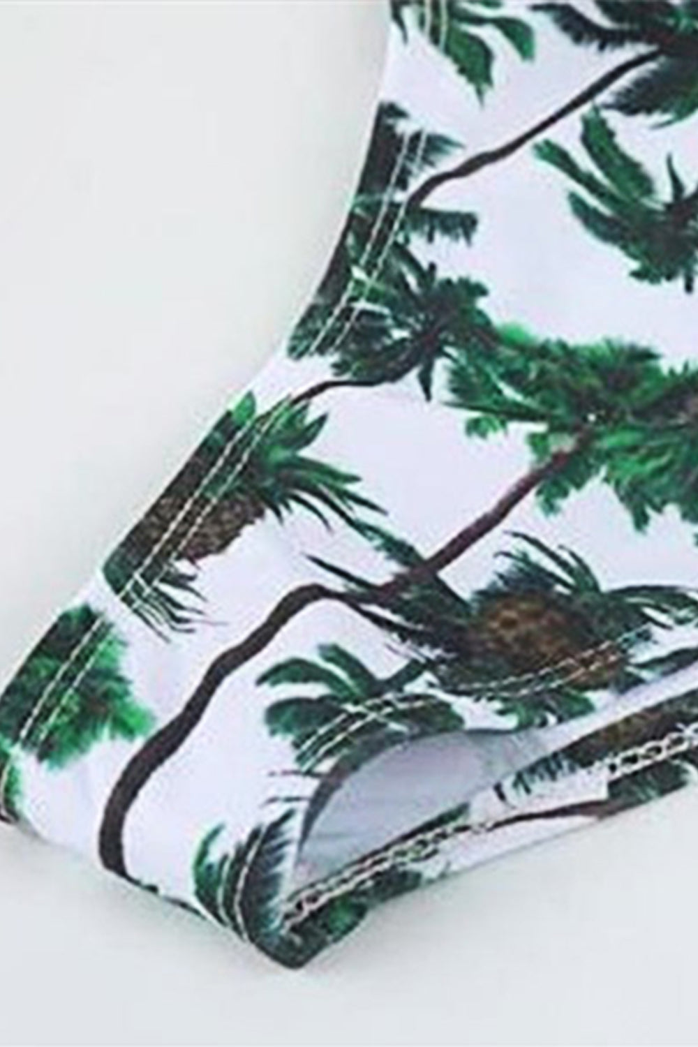 Iyasson Pineapple Printing Backless One-piece Swimsuit