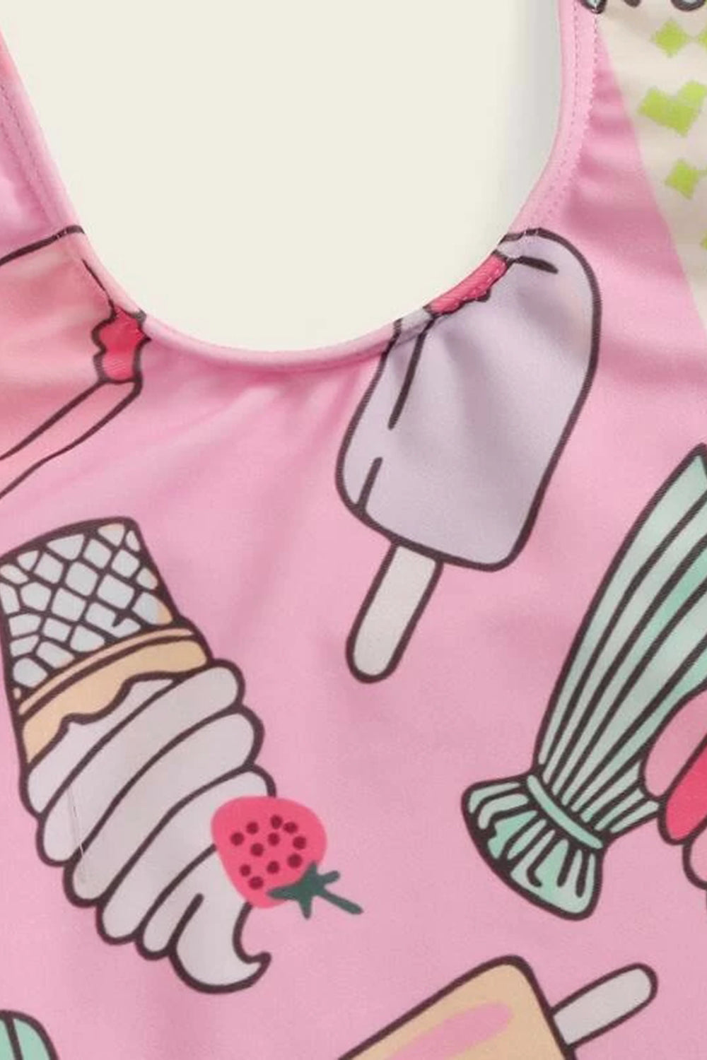 Toddler Girls Cartoon Graphic One Piece Swimwear