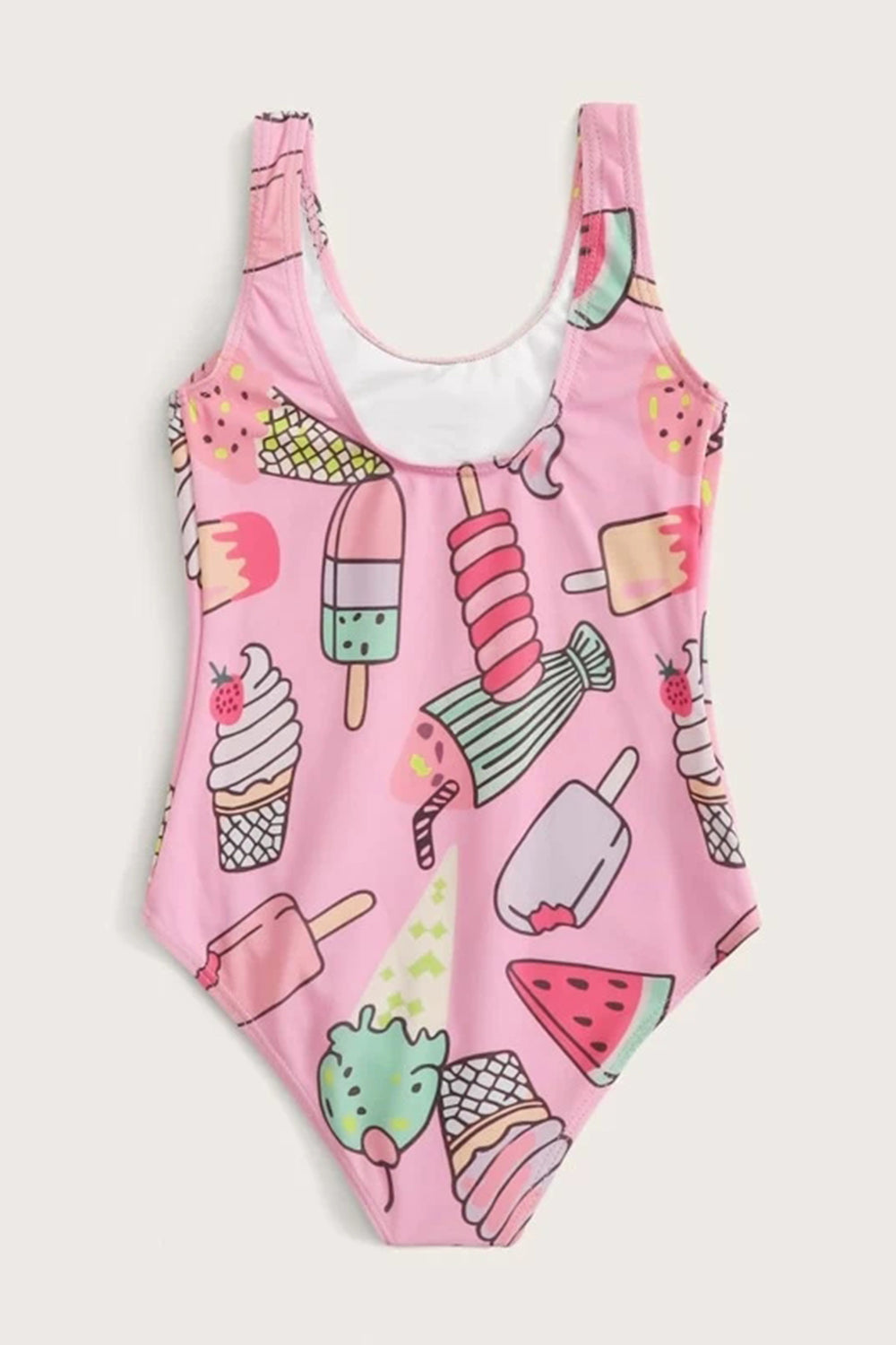 Toddler Girls Cartoon Graphic One Piece Swimwear