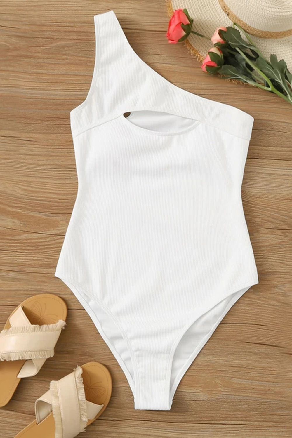 One Shoulder One Piece Swimsuit