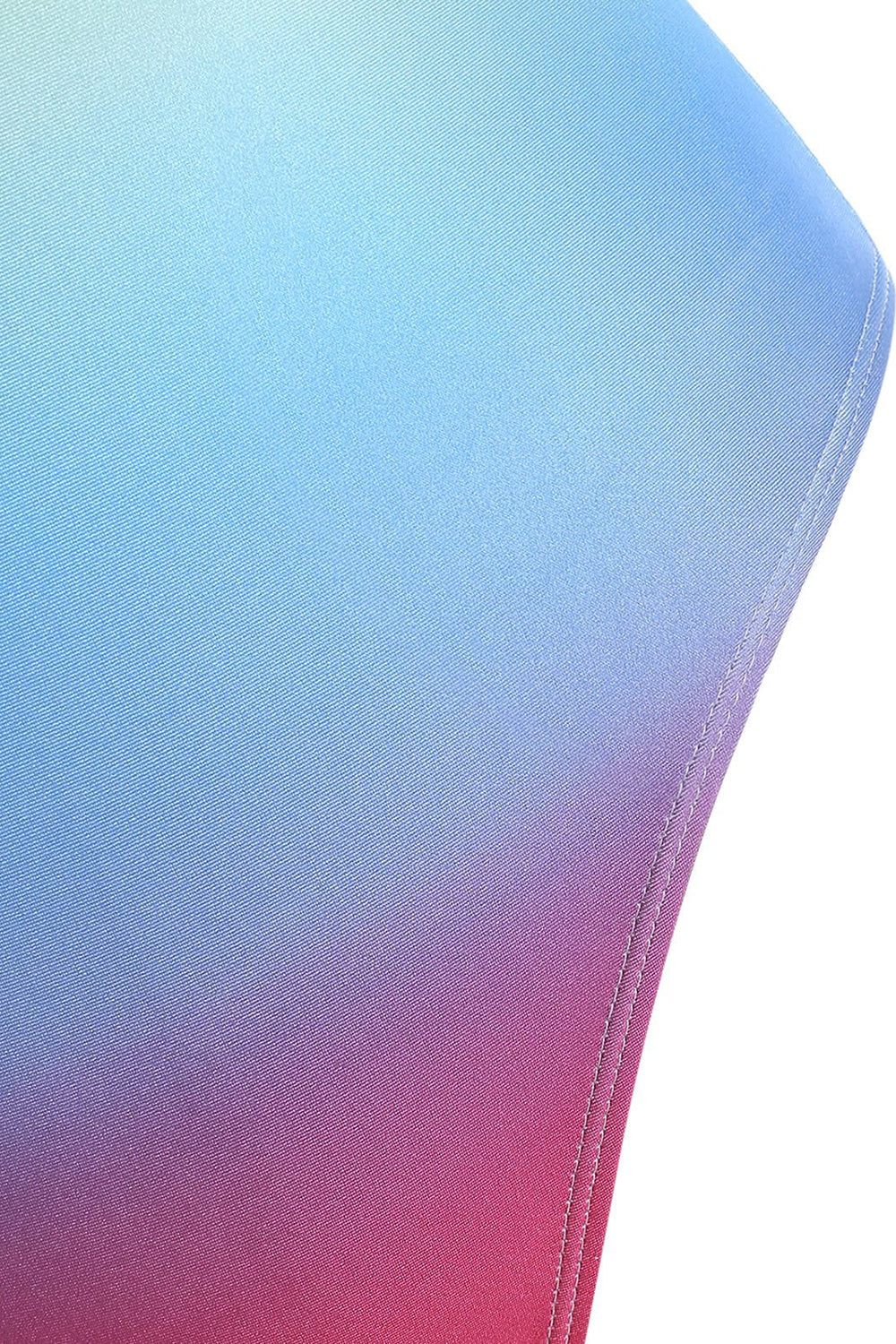 Rainbow Ombre Tank High Cut One-piece Swimsuit