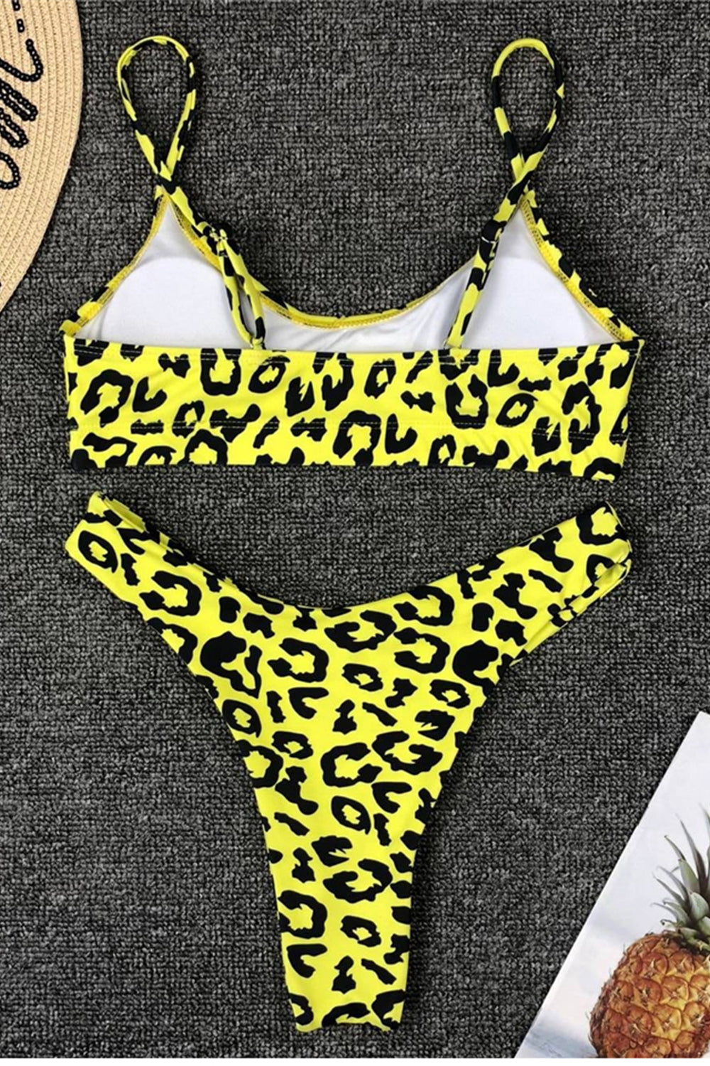 Female Leopard Print Beachwear Swimming Bikini Women