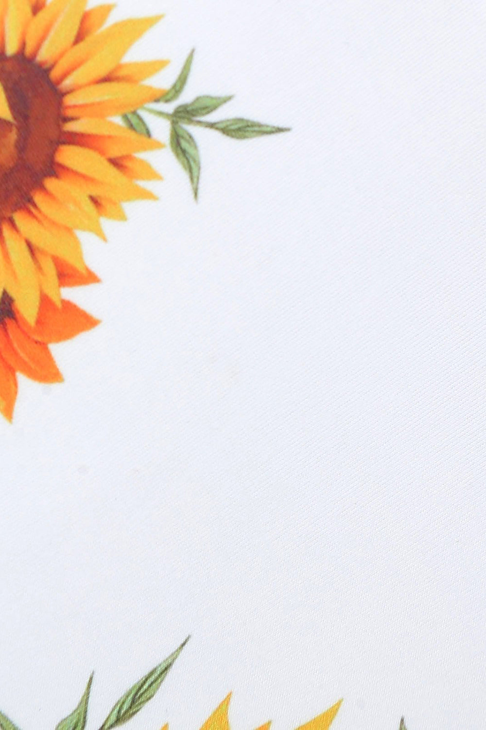 Ladder Cutout Lattice Sunflower Flounce Bikini Set