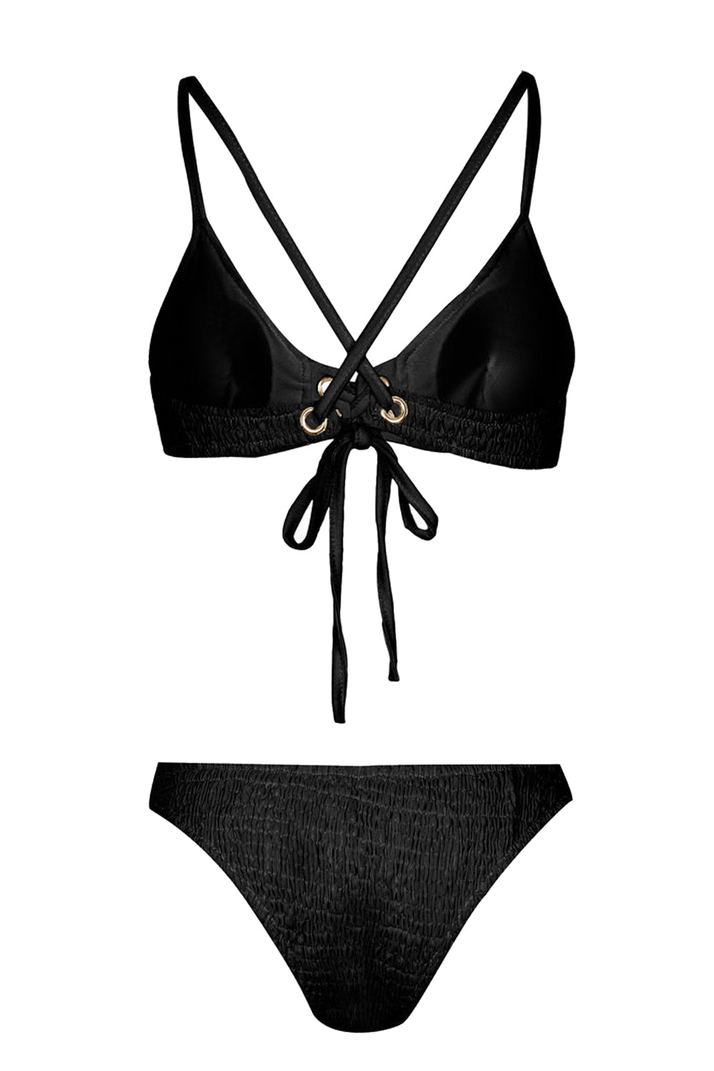 Iyasson Solid color Bikini Set