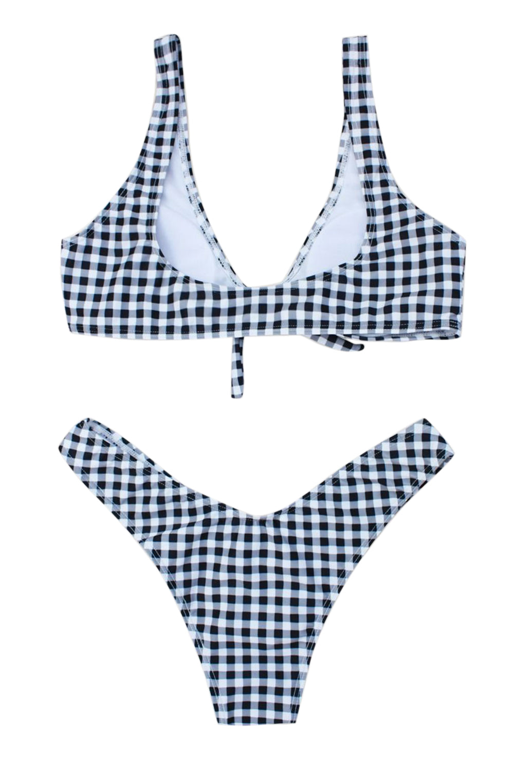 Iyasson Dazzling Plaid Bikini Set