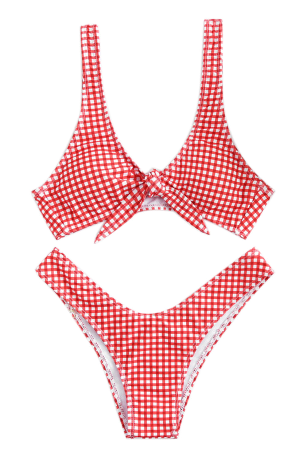 Iyasson Dazzling Plaid Bikini Set