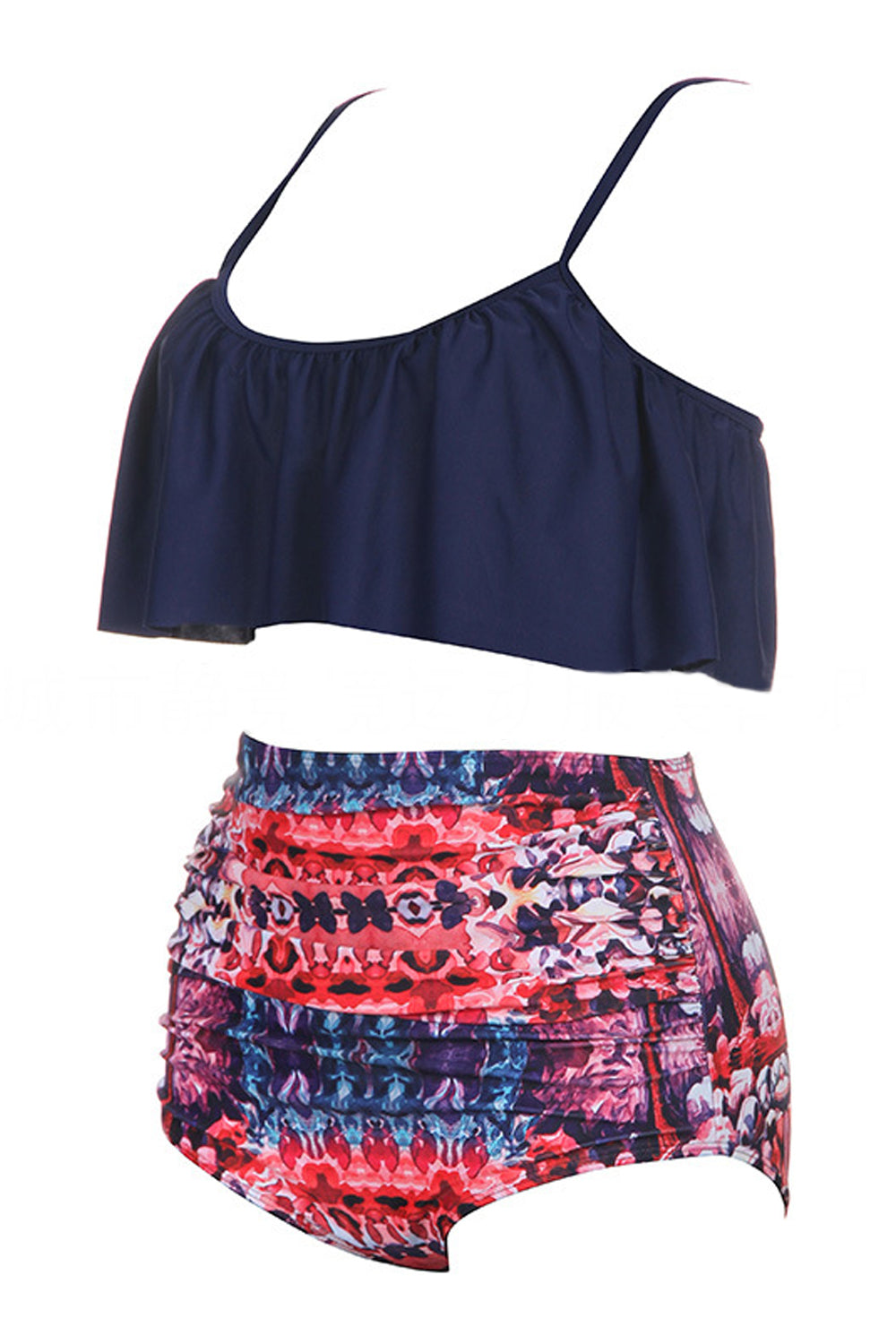 Iyasson Sexy Falbala Bikini Set