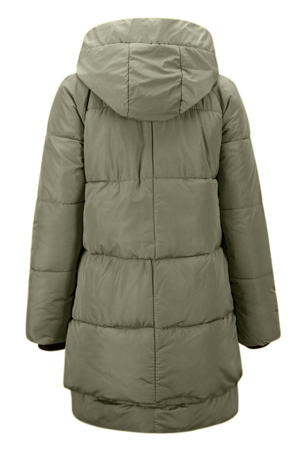 Women's Thickened Down Jacket - Army Green