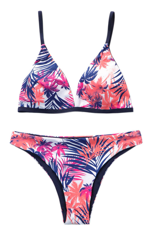 Iyasson leaves Printing Bikini Set