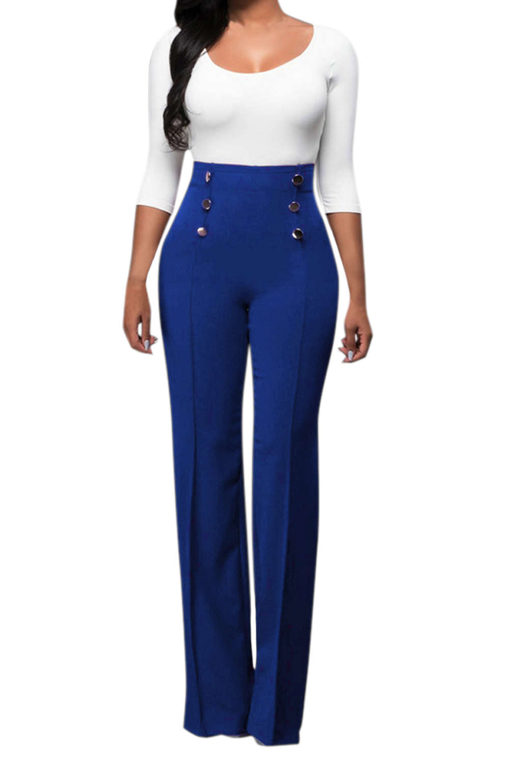 Iyasson High Waisted Wide Leg Pants