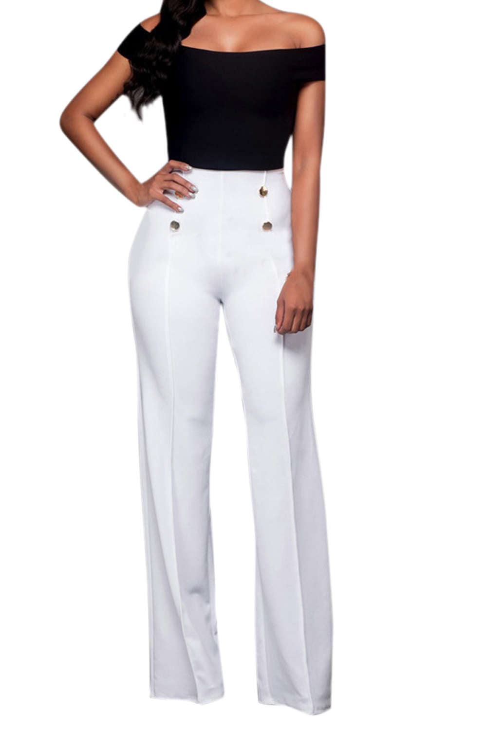 Iyasson High Waisted Wide Leg Pants